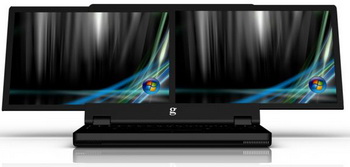gScreen dual 15 inches notebook